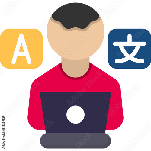 Freelance Translator Icon