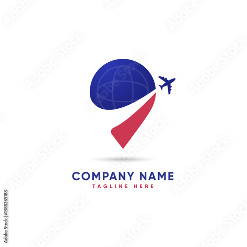 Free Download Airplane logo, aircraft symbol. Airport, airlines, travel, trip logo branding symbol, sign isolated on white background - GFXLoad