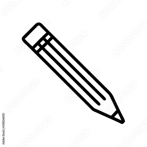 Pencil icons symbolize creativity and artistic expression. Essential for drawing, writing, and educational themes, these designs reflect the art of communication through simple tools.