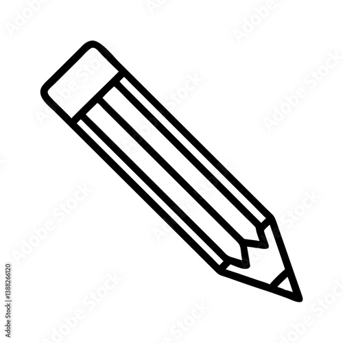 Pencil icons symbolize creativity and artistic expression. Essential for drawing, writing, and educational themes, these designs reflect the art of communication through simple tools.