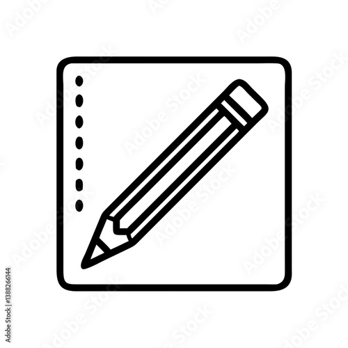 Pencil icons symbolize creativity and artistic expression. Essential for drawing, writing, and educational themes, these designs reflect the art of communication through simple tools.