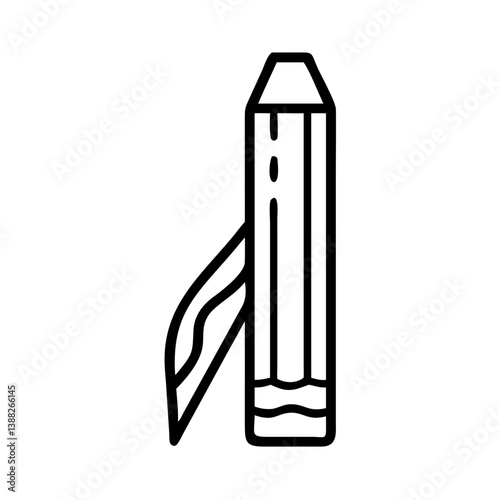 Pencil icons symbolize creativity and artistic expression. Essential for drawing, writing, and educational themes, these designs reflect the art of communication through simple tools.