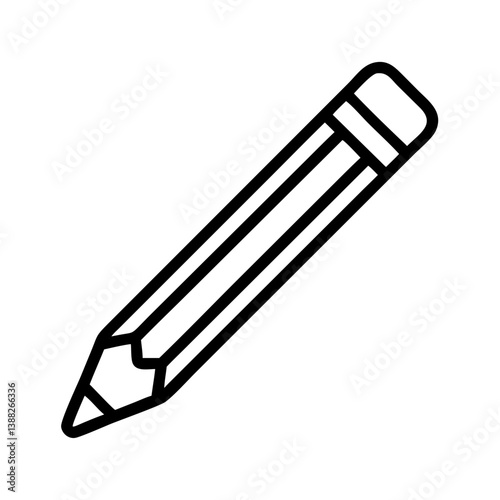 Pencil icons symbolize creativity and artistic expression. Essential for drawing, writing, and educational themes, these designs reflect the art of communication through simple tools.