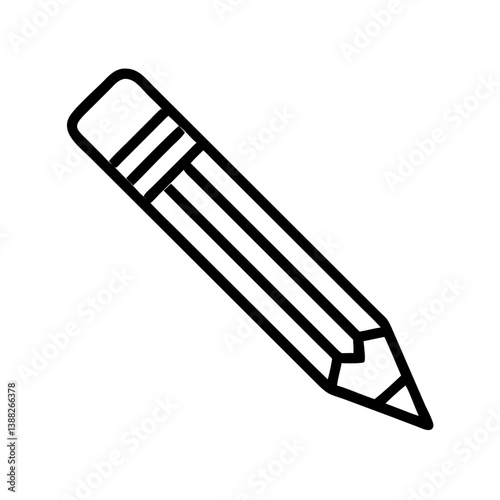 Pencil icons symbolize creativity and artistic expression. Essential for drawing, writing, and educational themes, these designs reflect the art of communication through simple tools.