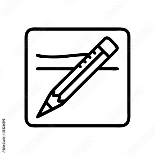 Pencil icons symbolize creativity and artistic expression. Essential for drawing, writing, and educational themes, these designs reflect the art of communication through simple tools.