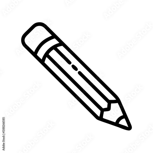 Pencil icons symbolize creativity and artistic expression. Essential for drawing, writing, and educational themes, these designs reflect the art of communication through simple tools.