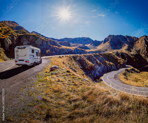 Scenic Transfagarasan drive in Romania