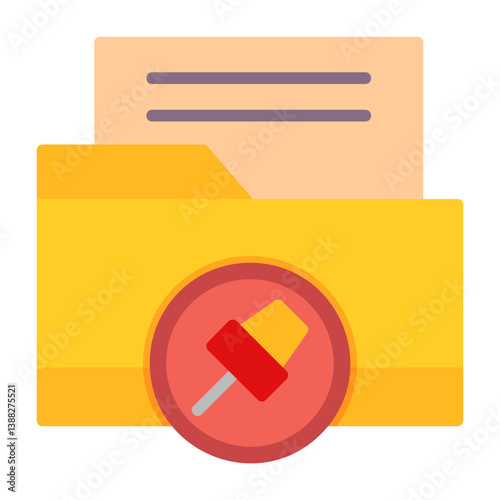 Canvas Print Pin Icon