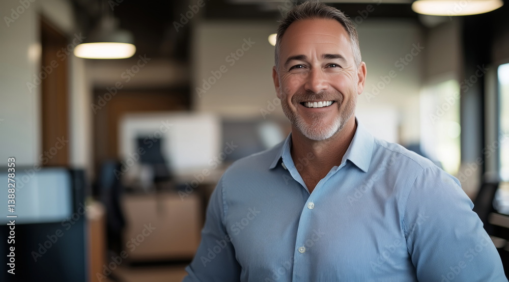 Fototapeta premium Professional businessman office portrait
