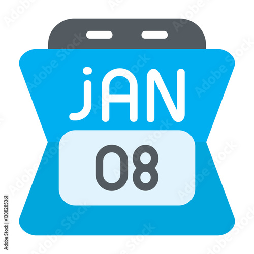 January 8 Icon