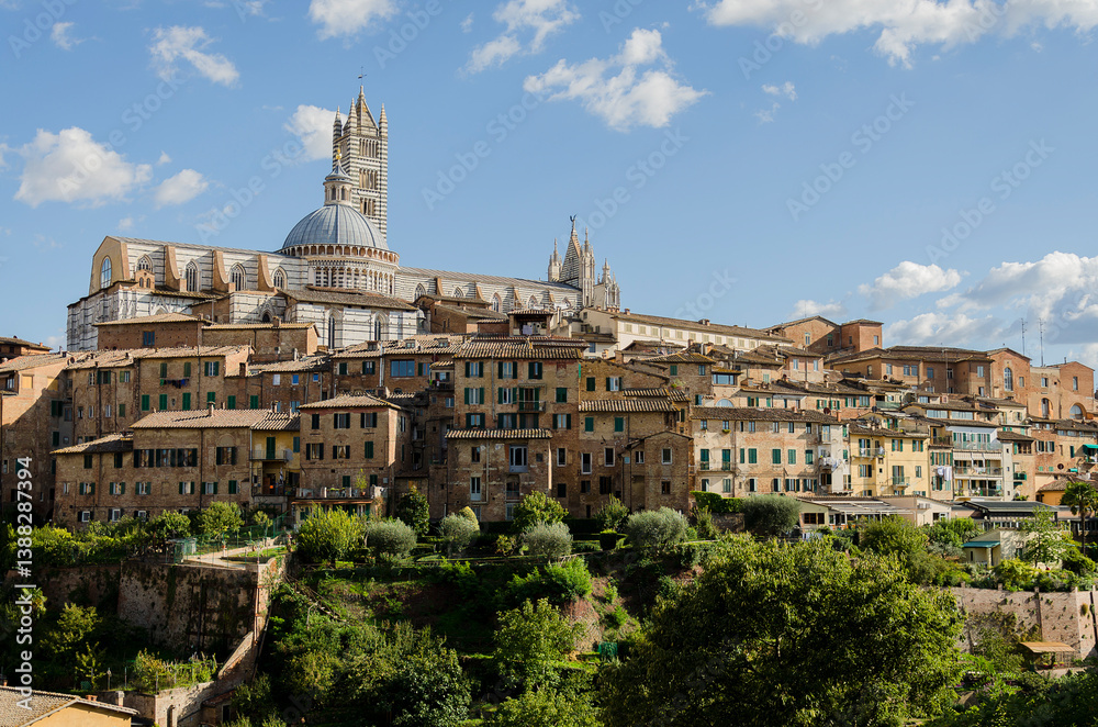 Obraz premium Ciudad de Siena, Toscana, Italia