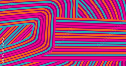 Abstract colored background textured irregular wave striped lines. seamless geometric pattern design for certificates, invitations, textiles, apparel, covers, banners and more.