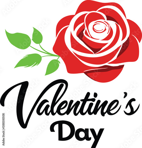 Valentines day, love simple design