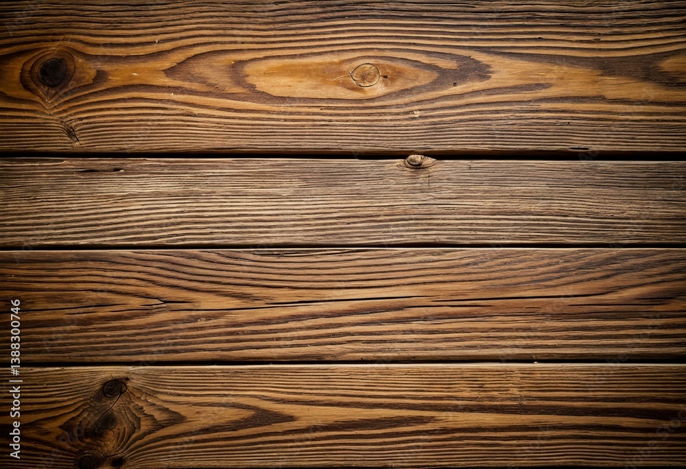 Naklejka premium A close up of a wooden wall with knots.