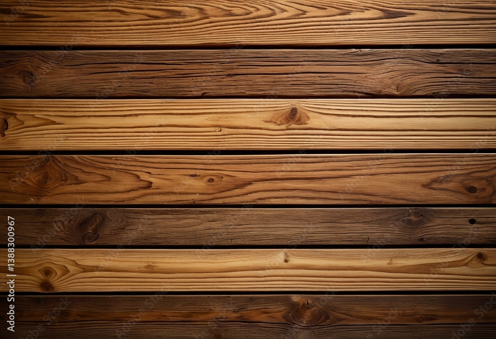 Fototapeta premium A close up of a wooden wall with knots.