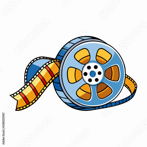 cartoon film reel