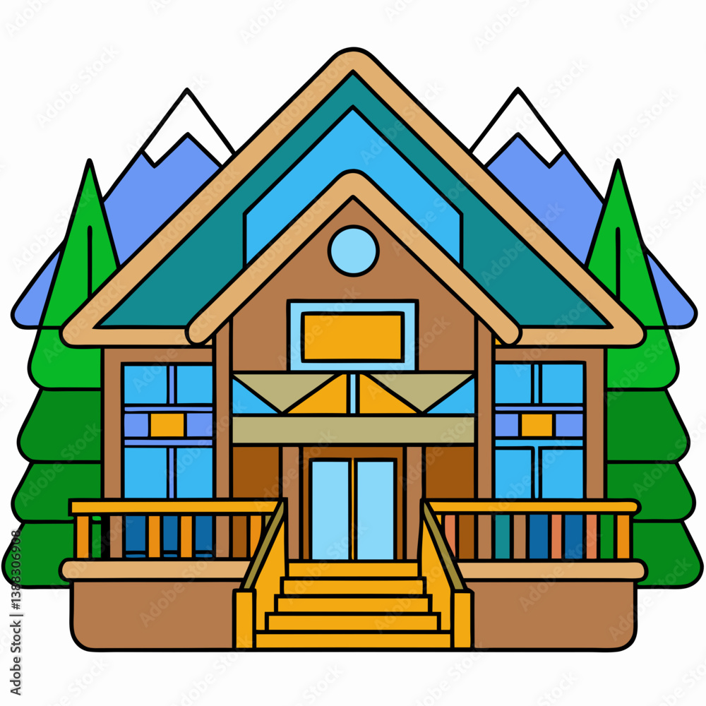 vector illustration of a house vector illustration of a house