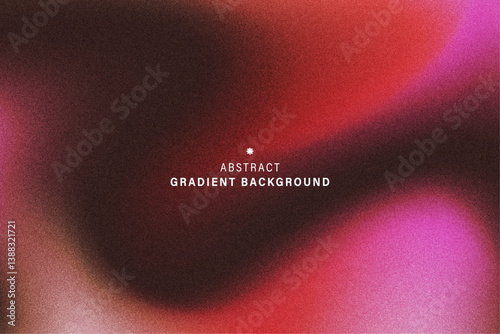 Abstract Grainy Gradient Background With Fluid Blurred Shapes In Abstract Color Tones, Modern Digital Texture, Premier Quality Design