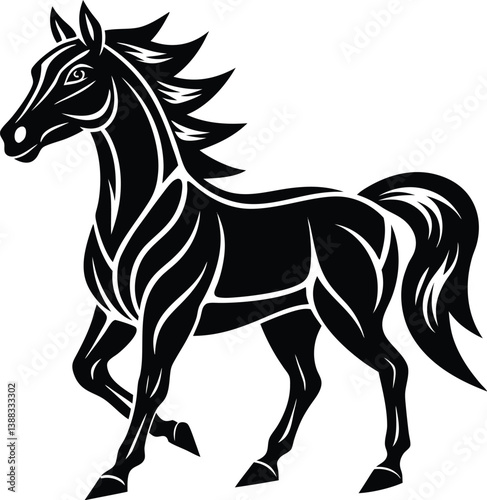 Belmont stakes horse silhouette vector designs 13