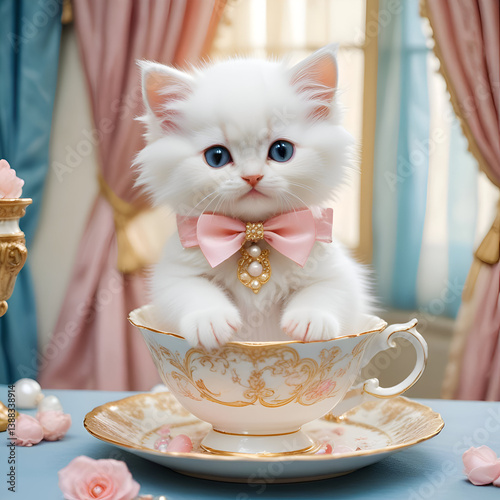 Cat in a cup