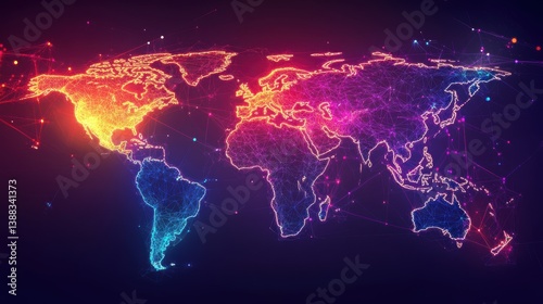 World map. Earth Day theme background wallpaper.