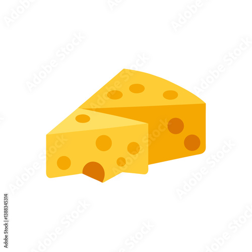 cheese isolated on white