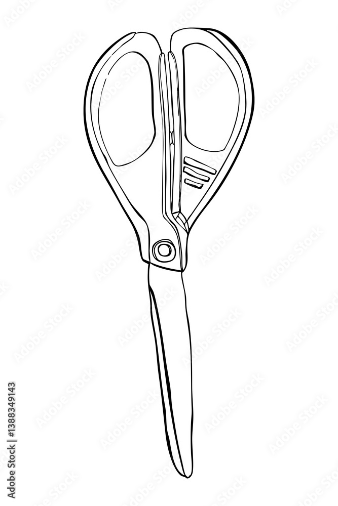 stainless steel scissors isolated stainless steel scissors isolated