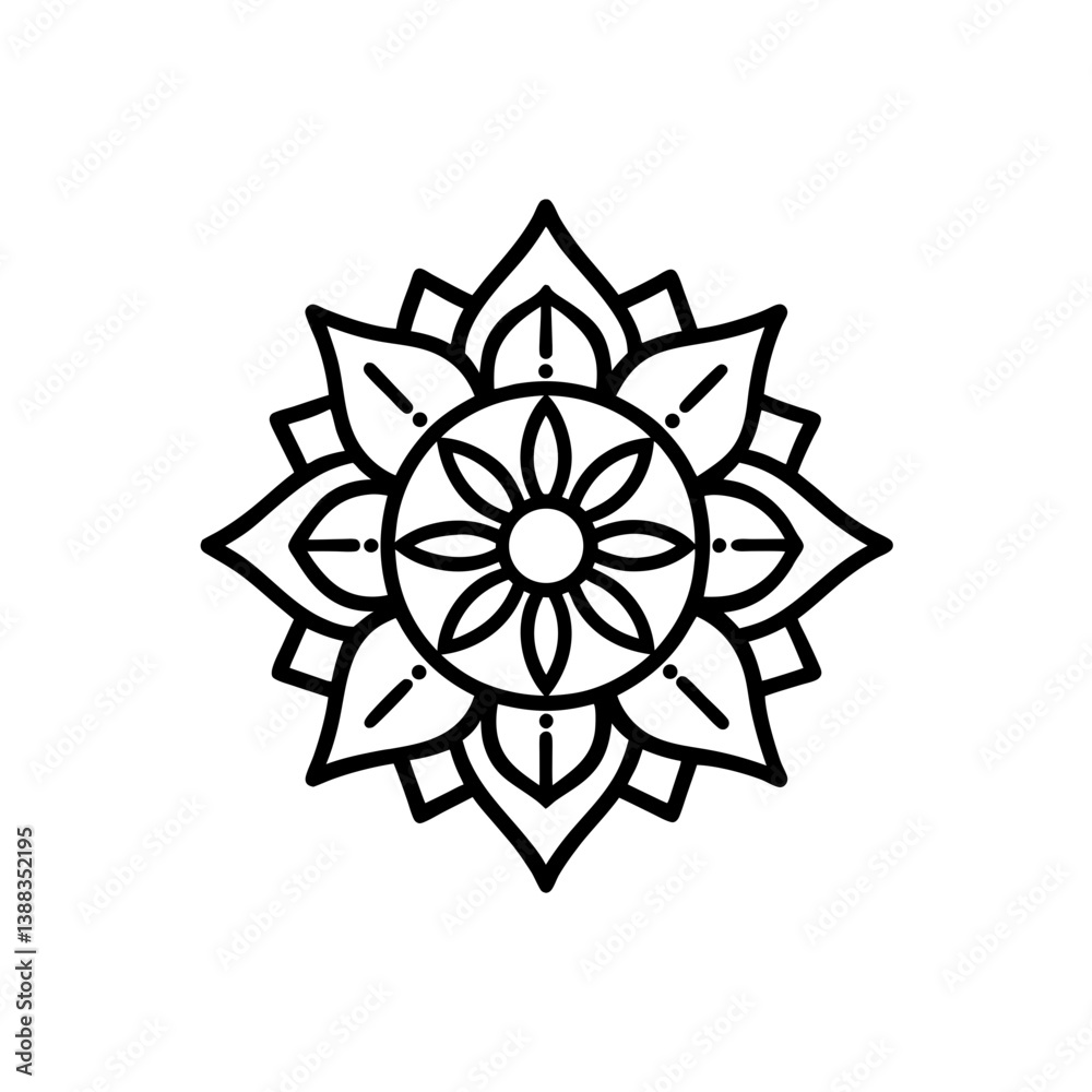 vector illustration of a mandala vector illustration of a mandala