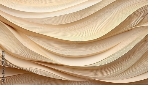 textured layers of pale beige paper creating a natural organic look