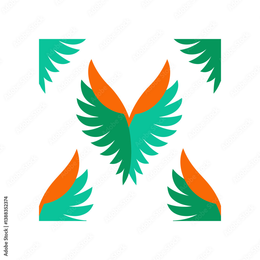 vector set of green leaves vector set of green leaves