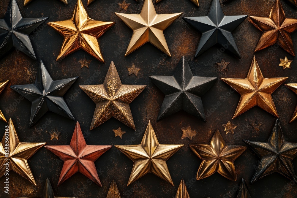 Obraz premium A Stunning Visualization of Stars Arranged Symmetrically in a Geo Gigapixel Standard for Astronomical Enthusiasts and Designers