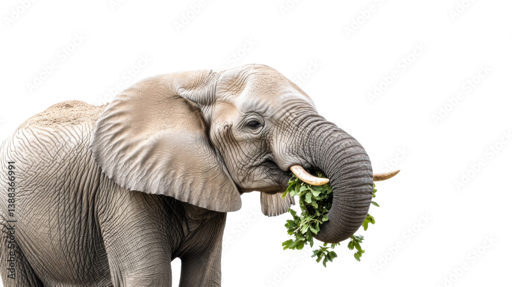 Obraz premium elephant on white background
