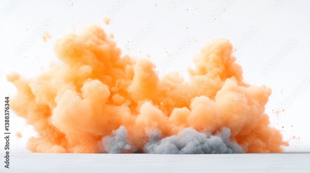 Orange and Gray Ink Cloud Abstract Style High Resolution Wide Shot Textured Explosion Minimalist Background Warm Peachy Hues Ideal for Design Projects Orange and Gray Ink Cloud Abstract Style High Resolution Wide Shot Textured Explosion Minimalist Background Warm Peachy Hues Ideal for Design Projects