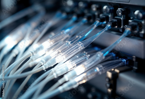 Cable de fibra óptica, redes de comunicaciones