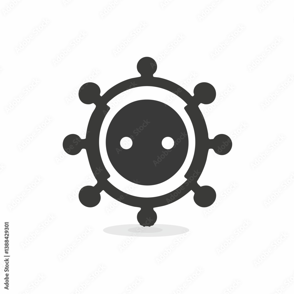Antivirus - Vector icon, isolated on white background - Antivirus - Vector icon, isolated on white background -