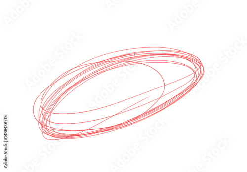 red Doodle scribble scrapbook