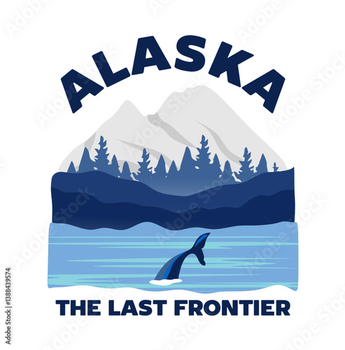 alaska state with beautiful mountain views