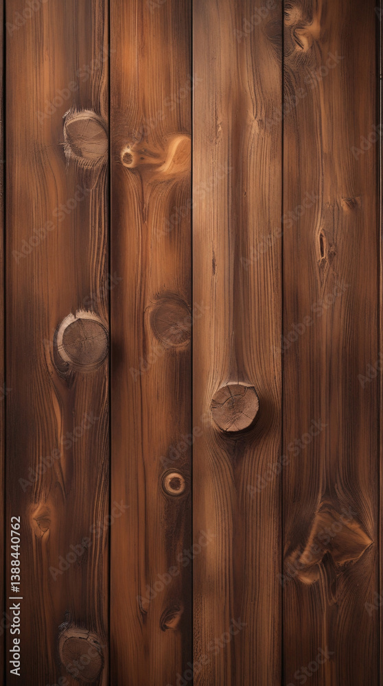 Obraz premium Elegant polished brown wood texture image photo for background wallpaper with smooth grain detail premium stock photography