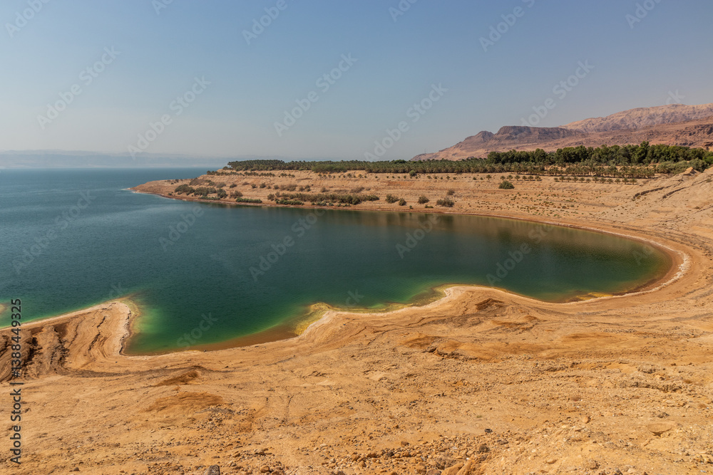 Obraz premium Coast of the Dead Sea, Jordan