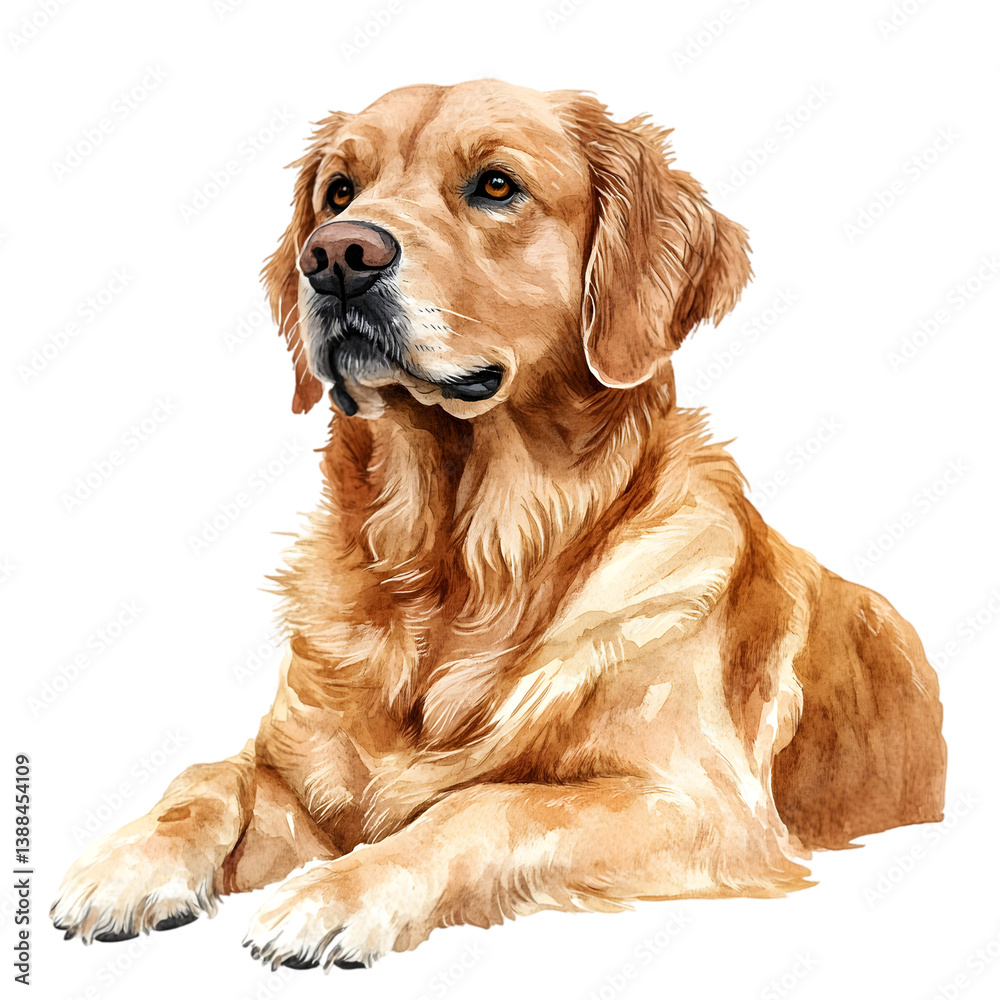 golden retriever dog isolated on transparent background showcasing its cute nature and trending pet breed golden retriever dog isolated on transparent background showcasing its cute nature and trending pet breed