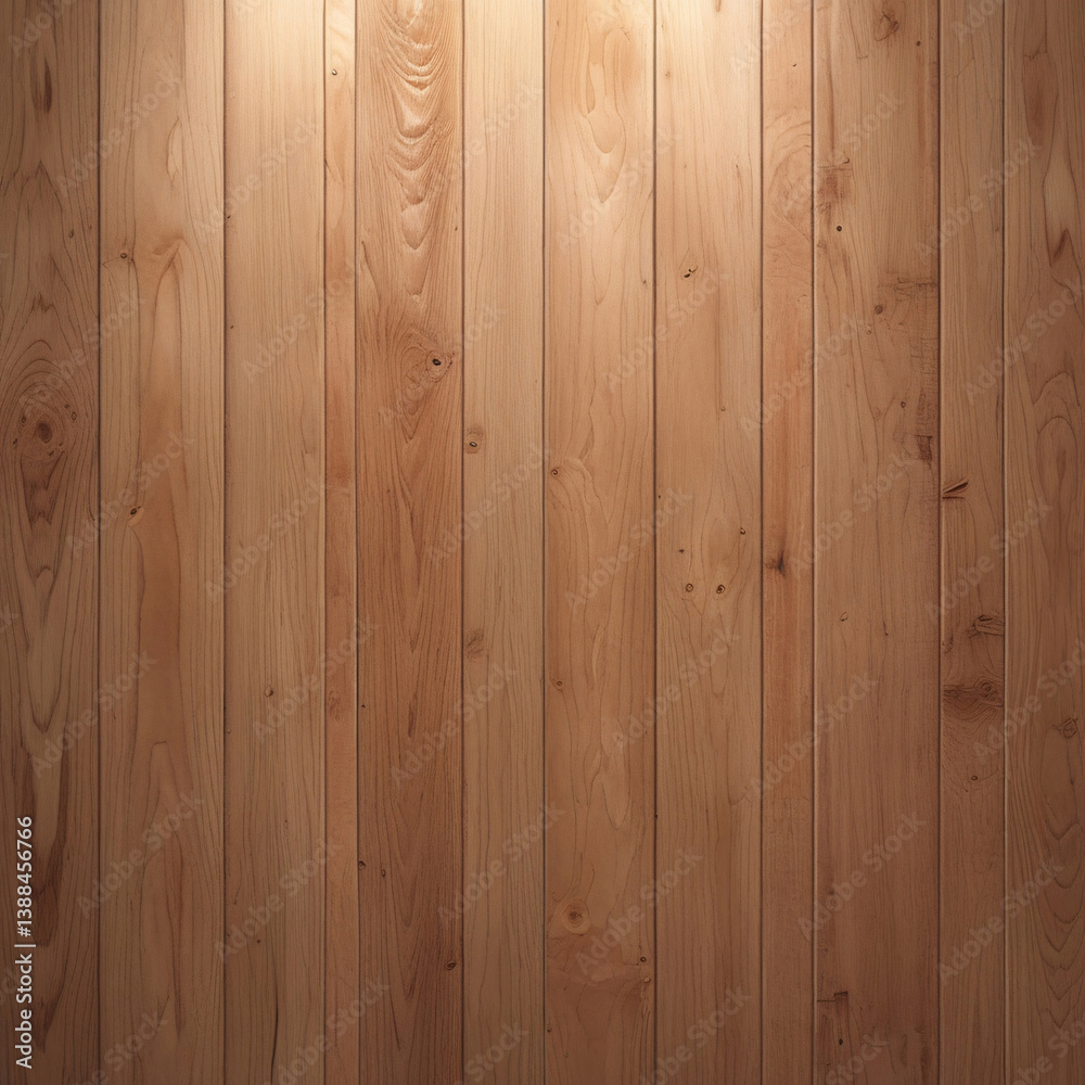 Fototapeta premium Polished light brown wood texture background for wallpaper high resolution with fine wood grain pattern premium stock photography