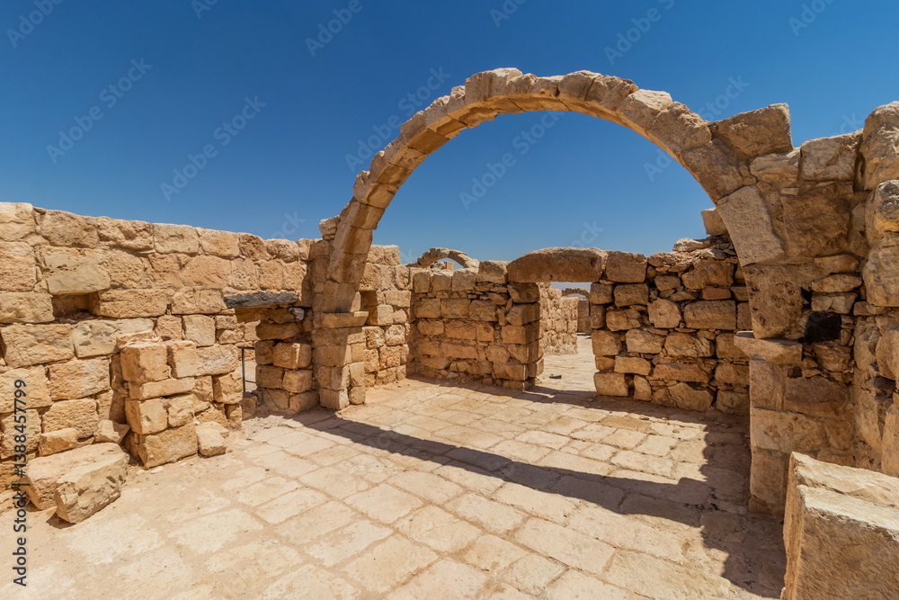 Ruins of Qasr al-Hallabat fort, Jordan