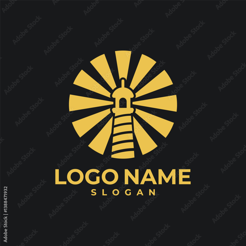 Illustration vector graphic of mercusuar logo Illustration vector graphic of mercusuar logo