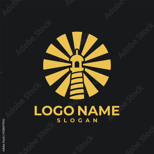 Illustration vector graphic of mercusuar logo