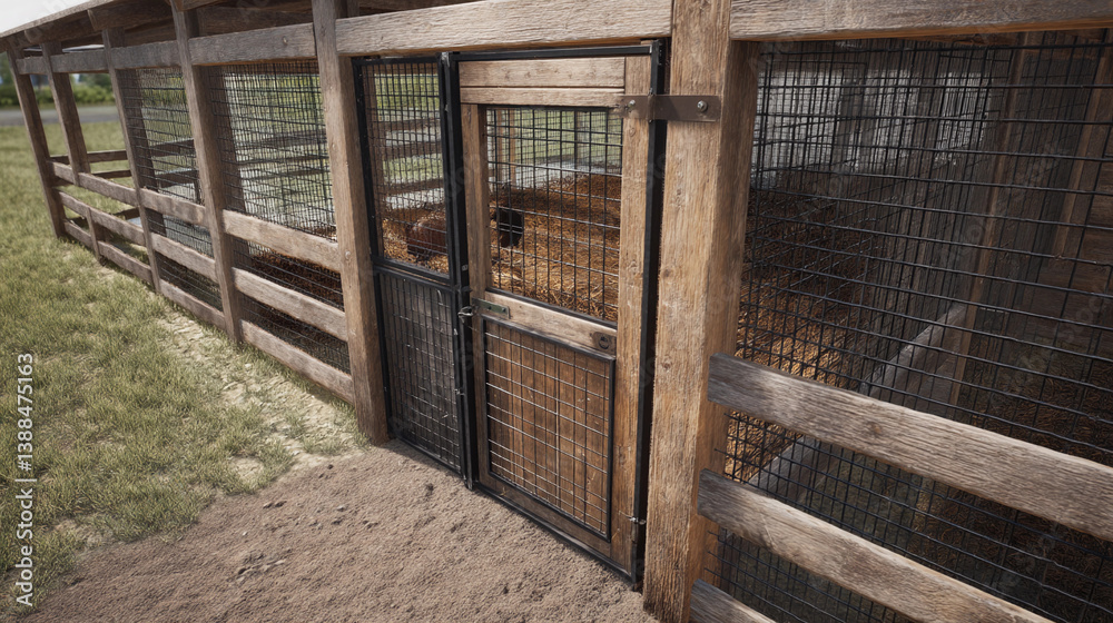 Experience the perfect balance of security and style with an innovatively designed low mesh animal pen door that redefines modern outdoor enclosure standards. Experience the perfect balance of security and style with an innovatively designed low mesh animal pen door that redefines modern outdoor enclosure standards.