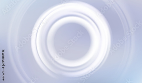 Glow Ring Light Effect. Abstract Round Halo on White Background. Vector Circular Shine Frame. Neon flare Energy Portal.