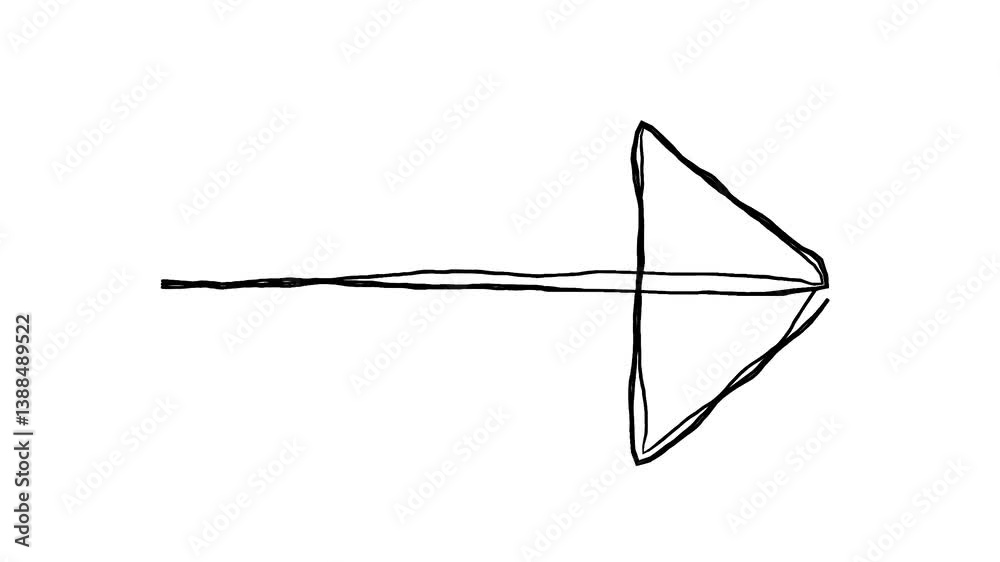 一筆書きの矢印の落書き線画イラスト 線が動く手描きのアイコン動画 ループする4Kアニメーション 一筆書きの矢印の落書き線画イラスト 線が動く手描きのアイコン動画 ループする4Kアニメーション