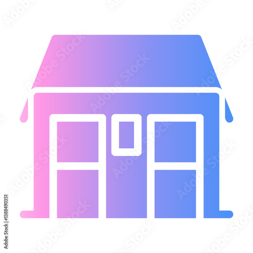 stable horse Gradient icon