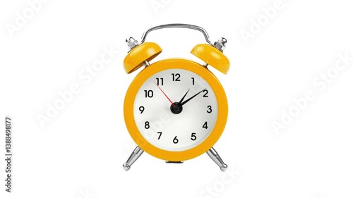 alarm clock isolated on white