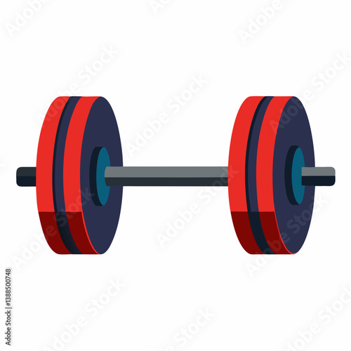 dumbbell isolated on white